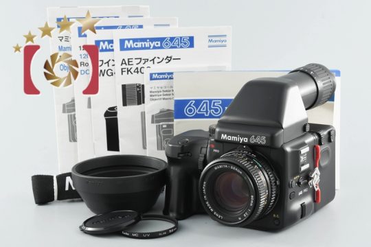 【中古】Mamiya マミヤ 645 PRO + SEKOR C 80mm f/2.8 N |  中古カメラ・フィルムカメラを中心に取り揃えるファイブスターカメラ