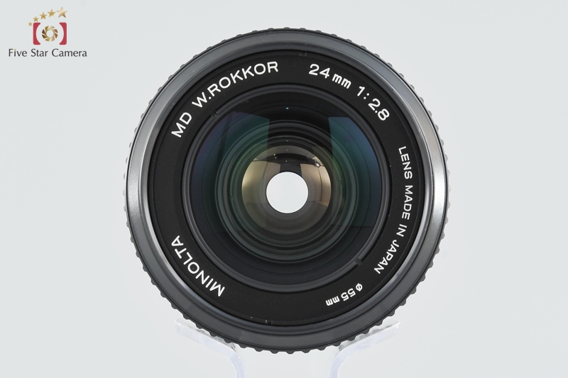 【中古】MINOLTA ミノルタ MD W.ROKKOR 24mm f/2.8 | 中古カメラ・フィルムカメラを中心に取り揃えるファイブスターカメラ