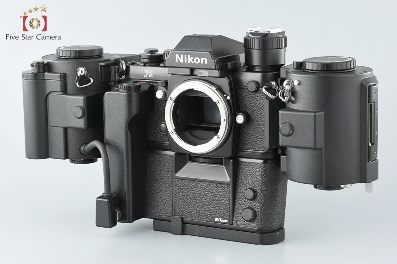 【中古】Nikon ニコン F3 アイレベル + MD-4 モータードライブ + MF-4 250フィルムバック + MZ-1 長尺フィルムマガジン  | 中古カメラ・フィルムカメラを中心に取り揃えるファイブスターカメラ