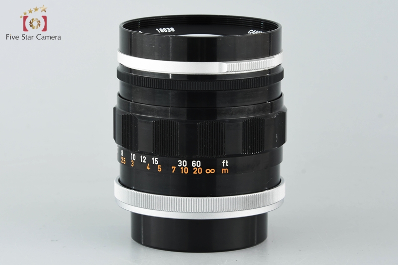 【中古】Canon キヤノン FL 85mm f/1.8 FDマウント用 | 中古カメラ・フィルムカメラを中心に取り揃えるファイブスターカメラ