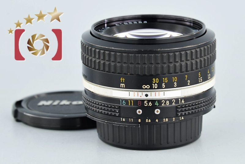 【中古】Nikon ニコン Ai NIKKOR 50mm f/1.4 爪無し | 中古カメラ・フィルムカメラを中心に取り揃えるファイブスターカメラ