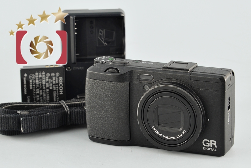 【中古】RICOH リコー GR DIGITAL IV コンパクトデジタルカメラ シャッター回数僅少 |  中古カメラ・フィルムカメラを中心に取り揃えるファイブスターカメラ