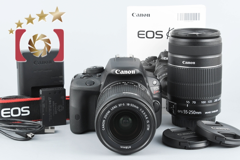 【中古】Canon キヤノン EOS Kiss X7 ダブルズームキット シャッター回数僅少 |  中古カメラ・フィルムカメラを中心に取り揃えるファイブスターカメラ