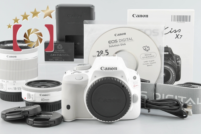 限定販売 キャノン Canon EOS EOS Canon Kiss X7 キヤノン ダブル ...