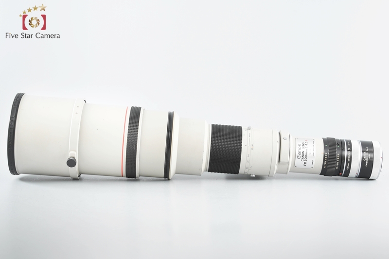 【中古】Canon キヤノン New FD 500mm f/4.5 L + EXTENDER FD 1.4x-A + EXTENDER FD 2x-A  | 中古カメラ・フィルムカメラを中心に取り揃えるファイブスターカメラ