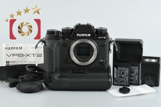 【中古】FUJIFILM 富士フィルム X-T2 ブラック + VPB-XT2 縦位置パワーブースターグリップ |  中古カメラ・フィルムカメラを中心に取り揃えるファイブスターカメラ