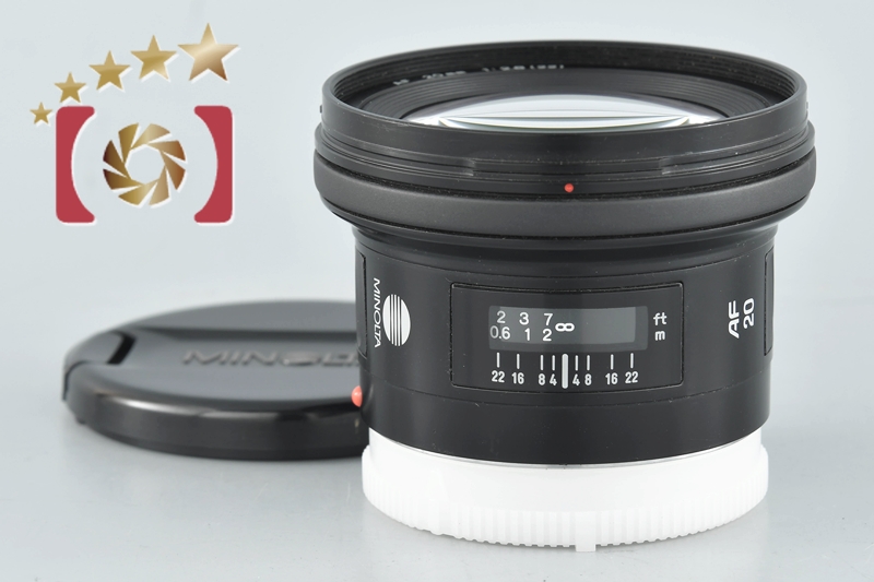 【中古】MINOLTA ミノルタ AF 20mm f/2.8 New | 中古カメラ・フィルムカメラを中心に取り揃えるファイブスターカメラ