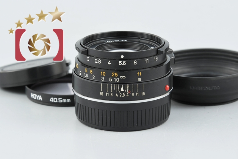 中古】MINOLTA ミノルタ M-ROKKOR 40mm f/2 後期 ライカMマウント