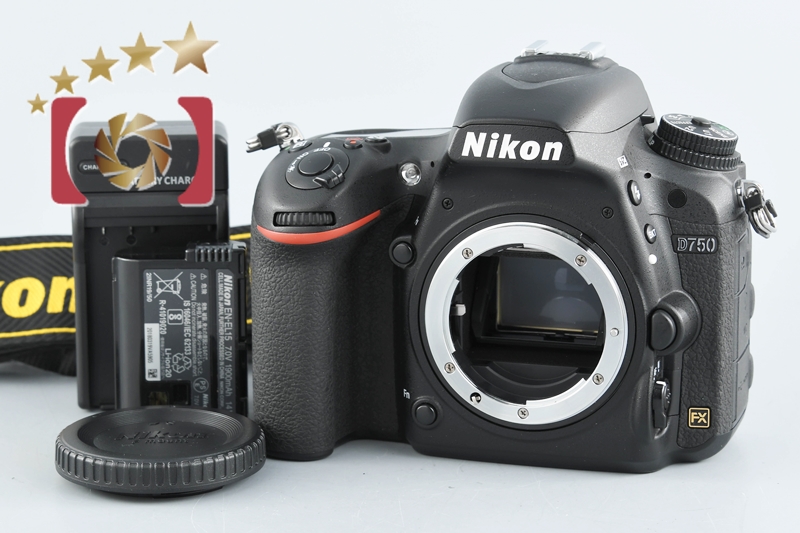 【中古】Nikon ニコン D750 デジタル一眼レフカメラ シャッター回数僅少 | 中古カメラ・フィルムカメラを中心に取り揃えるファイブスターカメラ