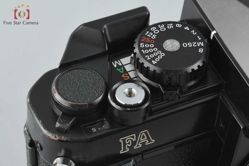 【中古】Nikon ニコン FA ブラック フィルム一眼レフカメラ | 中古カメラ・フィルムカメラを中心に取り揃えるファイブスターカメラ