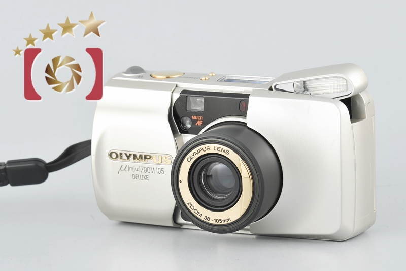 【中古】OLYMPUS オリンパス μ[mju:] ZOOM 105 DELUXE コンパクトフィルムカメラ |  中古カメラ・フィルムカメラを中心に取り揃えるファイブスターカメラ