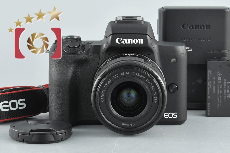 中古】Canon キヤノン EOS Kiss M EF-M 15-45 IS STM レンズキット ...