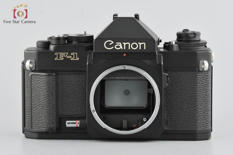 当日の天候状況や交通状況によりCanon F-1 後期 アイレベル ブラック 完動品 ボディキャップ付 #77