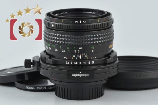 【中古】MINOLTA ミノルタ SHIFT CA ROKKOR 35mm f/2.8 |  中古カメラ・フィルムカメラを中心に取り揃えるファイブスターカメラ