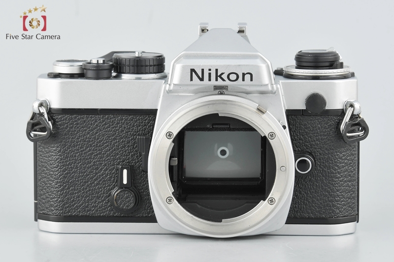 美品 NIKON　FE シルバー　 フィルムカメラ　モルト新品交換済　Y976