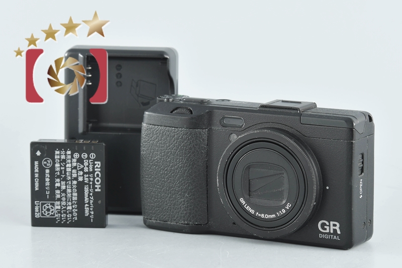 【中古】RICOH リコー GR DIGITAL IV コンパクトデジタルカメラ シャッター回数僅少 |  中古カメラ・フィルムカメラを中心に取り揃えるファイブスターカメラ