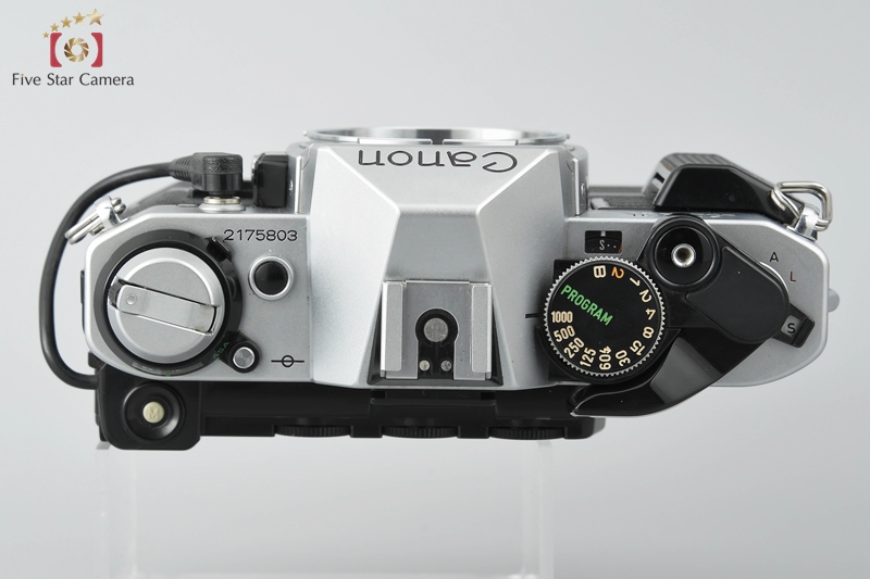 【中古】Canon キヤノン AE-1 PROGRAM ブラック + データバックA + パワーワインダーA |  中古カメラ・フィルムカメラを中心に取り揃えるファイブスターカメラ