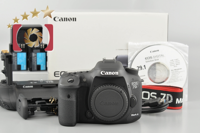 中古】Canon キヤノン EOS 7D Mark II デジタル一眼レフカメラ + BG