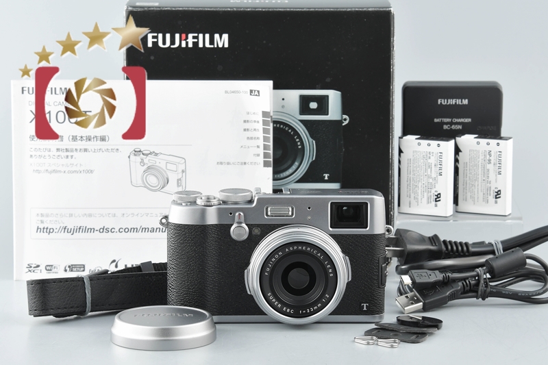 人気沸騰】 FUJIFILM 動作確認済 付属品多数 SILVER X100T 富士 ...