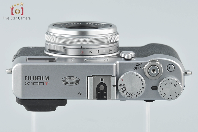 中古】FUJIFILM 富士フイルム X100 T シルバー コンパクトデジタルカメラ 元箱付き | 中古カメラ・フィルムカメラ を中心に取り揃えるファイブスターカメラ