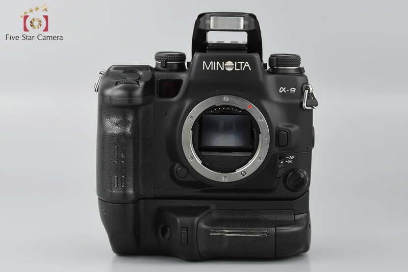 【中古】MINOLTA ミノルタ α-9 + VC-9 バッテリーグリップ + 3500xi フラッシュ |  中古カメラ・フィルムカメラを中心に取り揃えるファイブスターカメラ