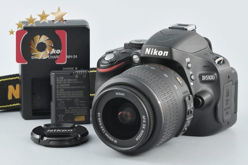 中古】Nikon ニコン D5100 18-55 VR レンズキット シャッター回数僅少 ...