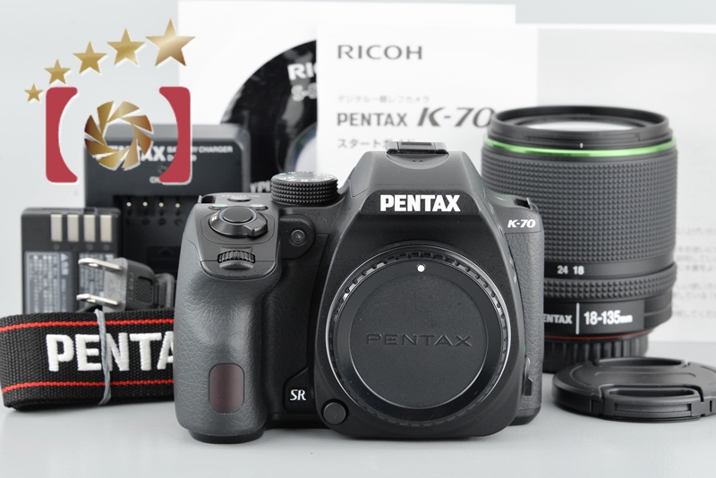 中古】PENTAX ペンタックス K-70 18-135WR レンズキット シャッター