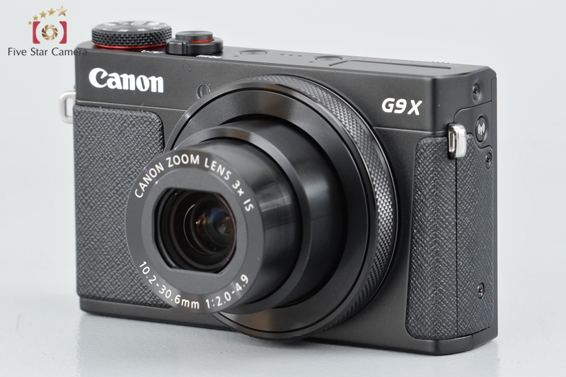 【中古】Canon キヤノン PowerShot G9 X Mark II ブラック コンパクトデジタルカメラ 元箱付き |  中古カメラ・フィルムカメラを中心に取り揃えるファイブスターカメラ