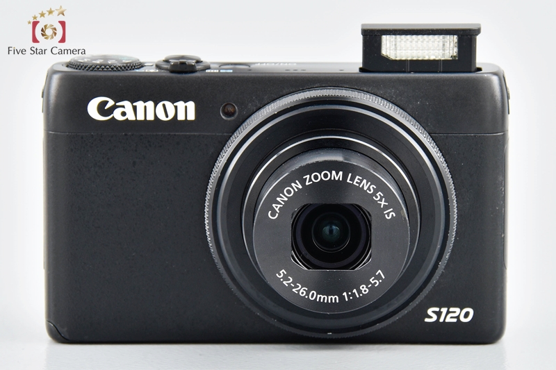 中古】Canon キヤノン PowerShot S120 ブラック コンパクトデジタル ...