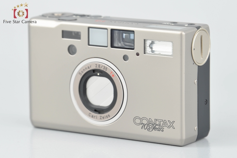 【中古】CONTAX コンタックス T3 ダブルティース 70周年記念モデル シルバー コンパクトフィルムカメラ |  中古カメラ・フィルムカメラを中心に取り揃えるファイブスターカメラ