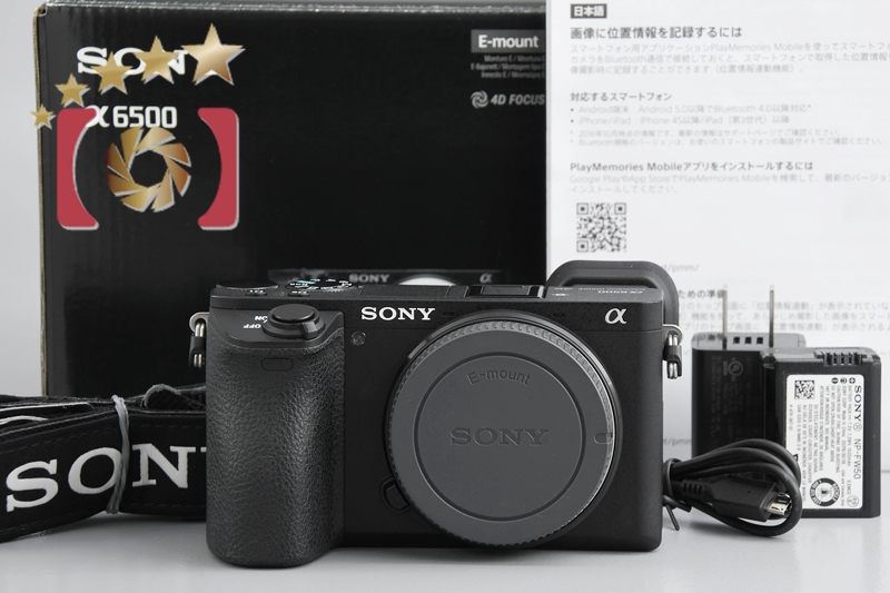 中古】SONY ソニー α6500 ILCE-6500 ブラック ミラーレス一眼カメラ 元