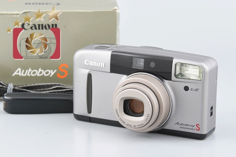 【中古】Canon キヤノン Autoboy S PANORAMA コンパクトフィルムカメラ 元箱付き |  中古カメラ・フィルムカメラを中心に取り揃えるファイブスターカメラ