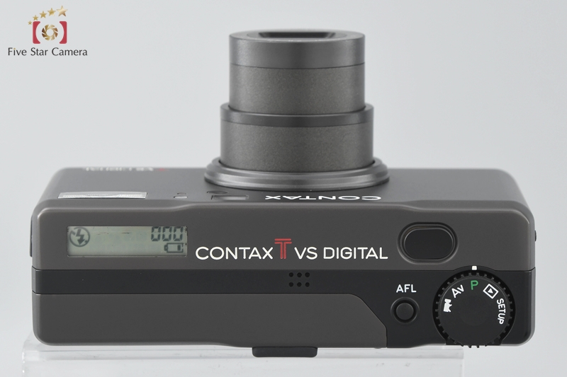 【中古】CONTAX コンタックス Tvs DIGITAL チタンブラック コンパクトデジタルカメラ 元箱付き |  中古カメラ・フィルムカメラを中心に取り揃えるファイブスターカメラ