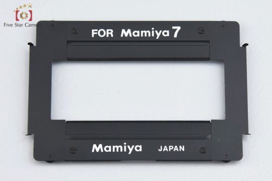 【中古】Mamiya マミヤ 7用 135 パノラマアダプターキット AD701 元箱付き |  中古カメラ・フィルムカメラを中心に取り揃えるファイブスターカメラ