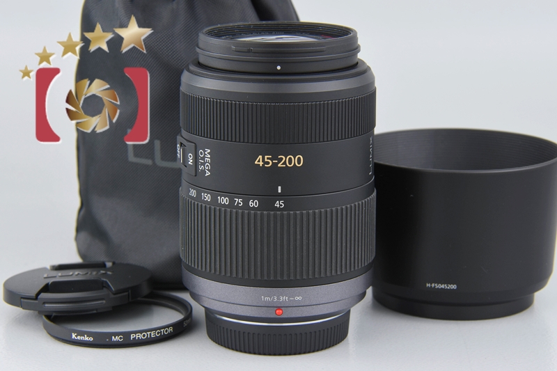 【中古】Panasonic パナソニック LUMIX G VARIO 45-200mm f/4-5.6 MEGA O.I.S. H-FS045200  | 中古カメラ・フィルムカメラを中心に取り揃えるファイブスターカメラ