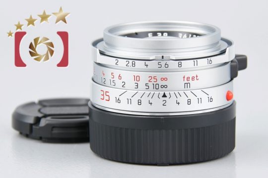 中古】Leica ライカ SUMMICRON-M 35mm f/2 E39 第4世代 7枚玉 シルバー 