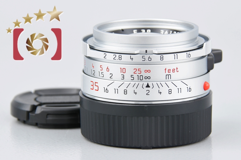 【中古】Leica ライカ SUMMICRON-M 35mm f/2 E39 第4世代 7枚玉 シルバー 2023.3月 オーバーホール済み |  中古カメラ・フィルムカメラを中心に取り揃えるファイブスターカメラ