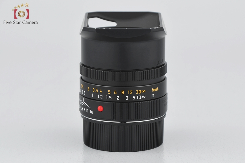 【中古】Leica ライカ SUMMICRON-M 35mm f/2 ASPH E39 11673 ブラック 元箱付き |  中古カメラ・フィルムカメラを中心に取り揃えるファイブスターカメラ