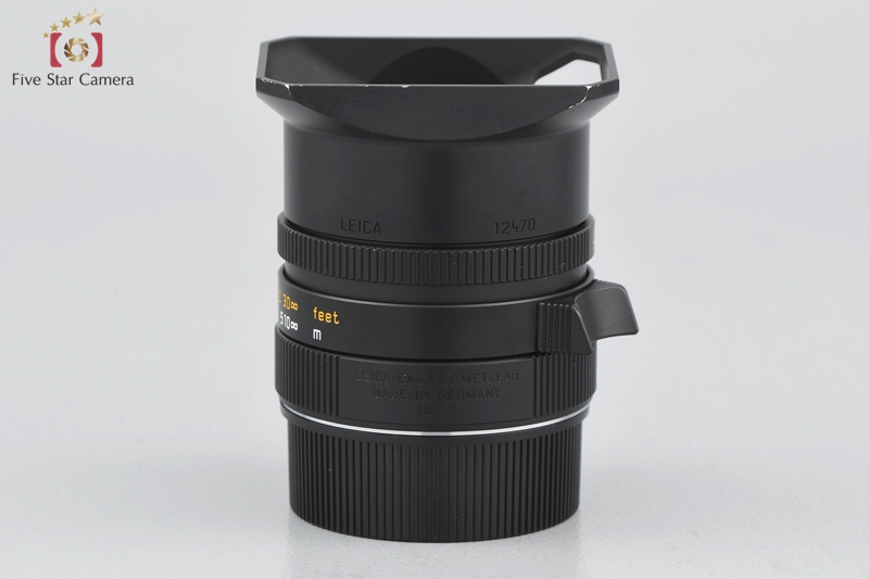 【中古】Leica ライカ SUMMICRON-M 35mm f/2 ASPH E39 11673 ブラック 元箱付き |  中古カメラ・フィルムカメラを中心に取り揃えるファイブスターカメラ