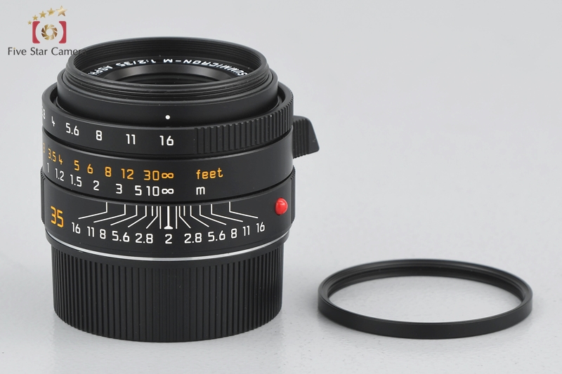 【中古】Leica ライカ SUMMICRON-M 35mm f/2 ASPH E39 11673 ブラック 元箱付き |  中古カメラ・フィルムカメラを中心に取り揃えるファイブスターカメラ