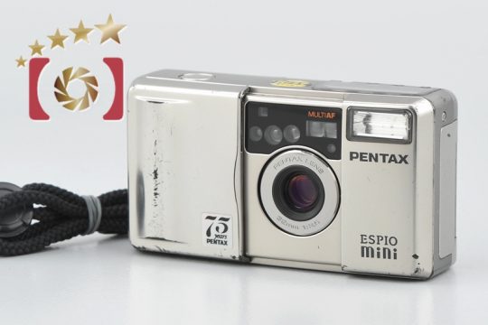 【中古】PENTAX ペンタックス ESPIO mini 75周年記念モデル シルバー コンパクトフィルムカメラ |  中古カメラ・フィルムカメラを中心に取り揃えるファイブスターカメラ