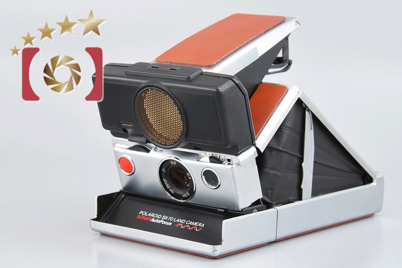 中古】Polaroid ポラロイド SX-70 ブラウン インスタントフィルム