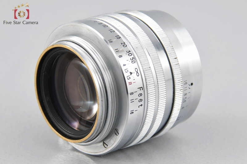 【中古】東京光学 TOPCON トプコン TOPCOR 50mm f/1.5 L39 ライカスクリューマウント 2023.3月 オーバーホール済み  希少品 | 中古カメラ・フィルムカメラを中心に取り揃えるファイブスターカメラ