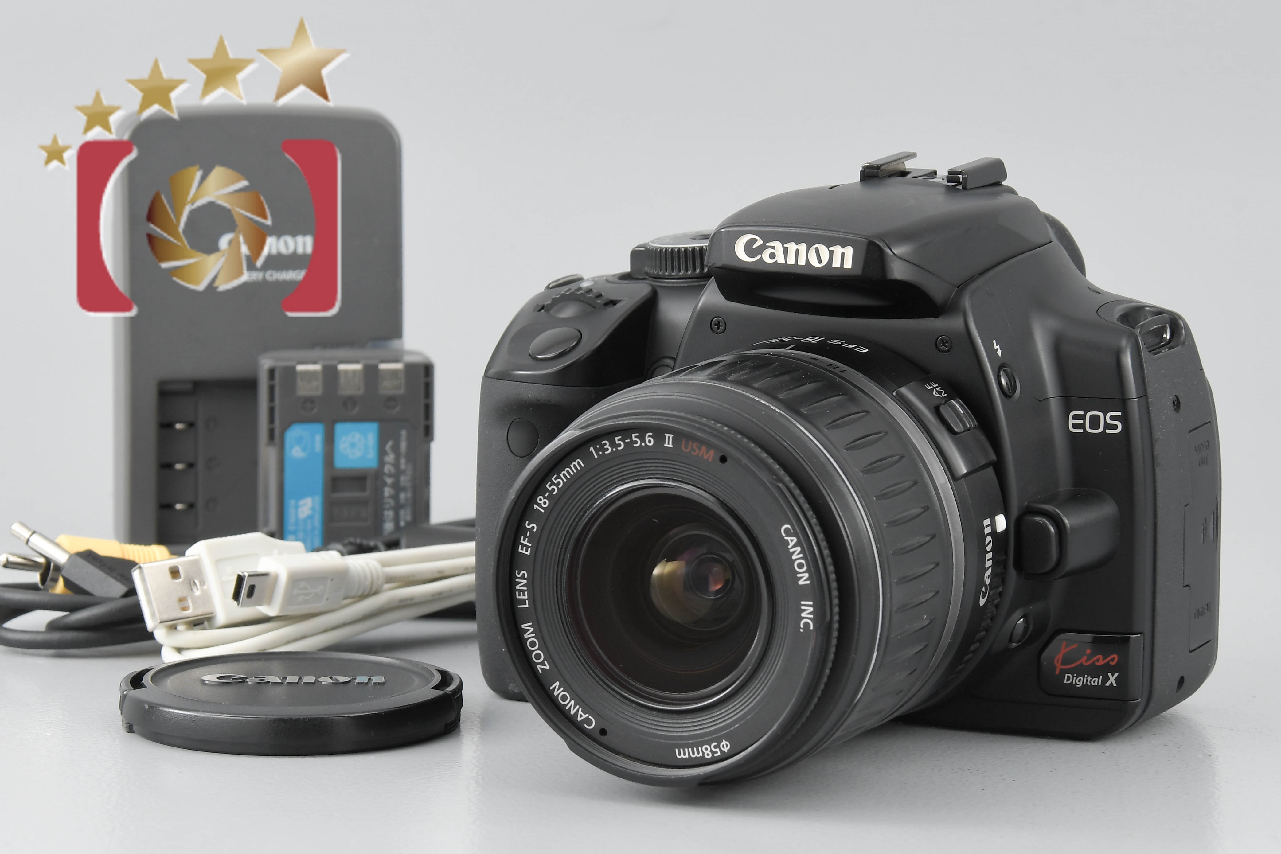 大得価国産】 Canon EOS KISS DIGITAL N レンズキット B vj7le ...