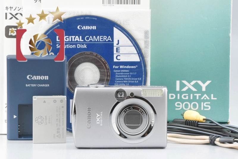 中古】Canon キヤノン IXY Digital 900 IS シルバー コンパクト