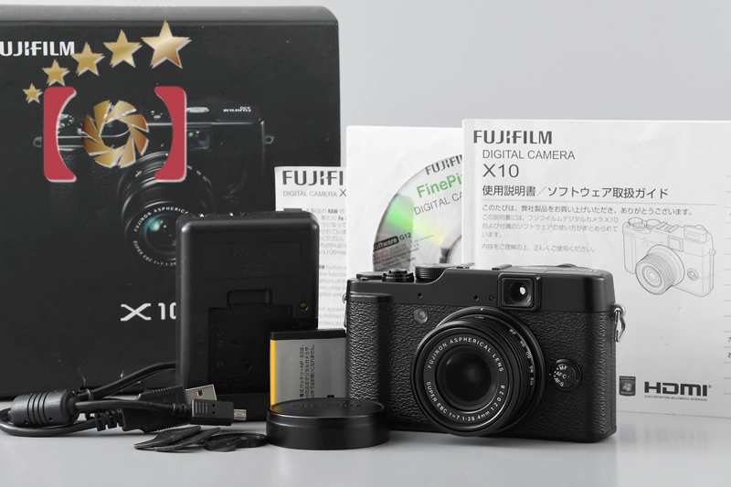 中古】FUJIFILM 富士フィルム X10 コンパクトデジタルカメラ 元箱付き