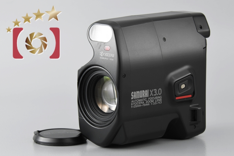 【中古】KYOCERA 京セラ SAMURAI X3.0 コンパクトフィルムカメラ | 中古カメラ・フィルムカメラを中心に取り揃えるファイブスターカメラ