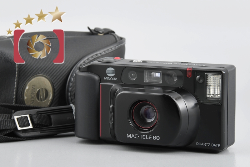 【中古】MINOLTA ミノルタ MAC TELE60 コンパクトフィルムカメラ | 中古カメラ・フィルムカメラを中心に取り揃えるファイブスターカメラ