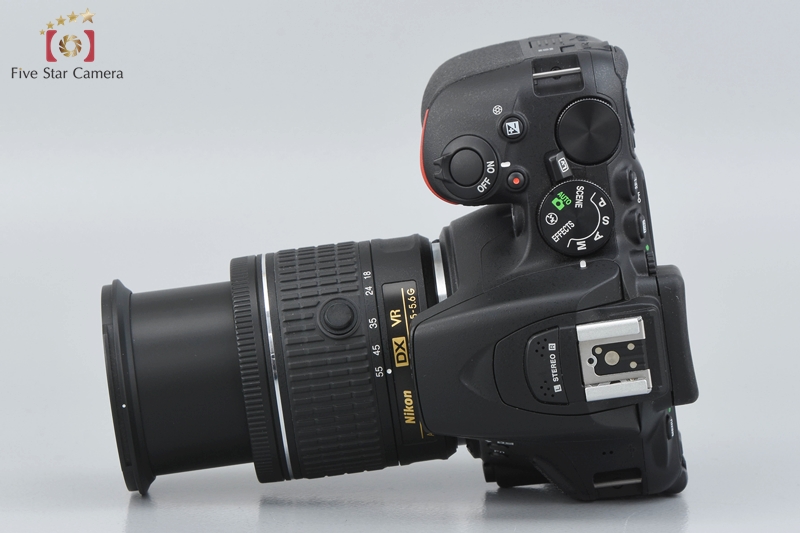 【中古】Nikon ニコン D5600 18-55 VR レンズキット シャッター回数僅少 |  中古カメラ・フィルムカメラを中心に取り揃えるファイブスターカメラ