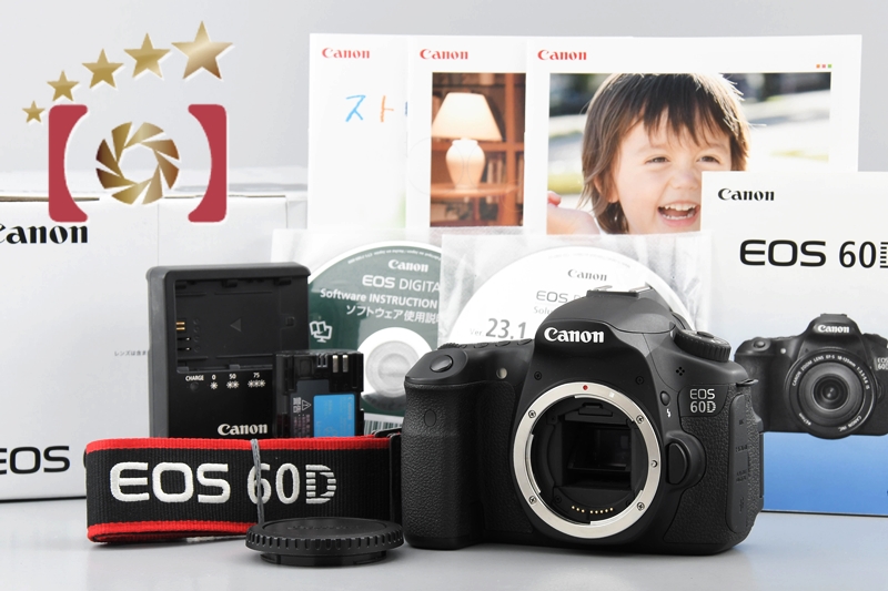 中古】Canon キヤノン EOS 60D デジタル一眼レフカメラ 元箱付き